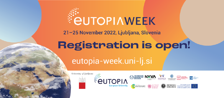 La sixième EUTOPIA Week arrive à Ljubljana