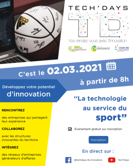 Tech'Days - La technologie au service du sport